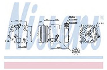 Nissens North America,Inc Compressor - 89257