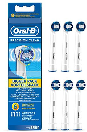 Braun Oral-B Precision Clean Aufsteckbürsten, 6 Stück