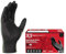 X3 AMMEX - BX346100-BX - Nitrile Gloves - Disposable, Powder Free, Latex Free, 3 mil, Food Safe, Large, Black (Box of 100)