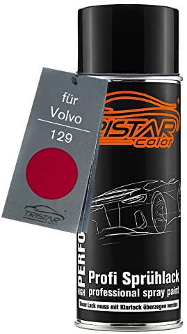 TRISTARcolor Autolack Spraydose für Volvo 129 Dunkelrot Basislack Sprühdose 400ml