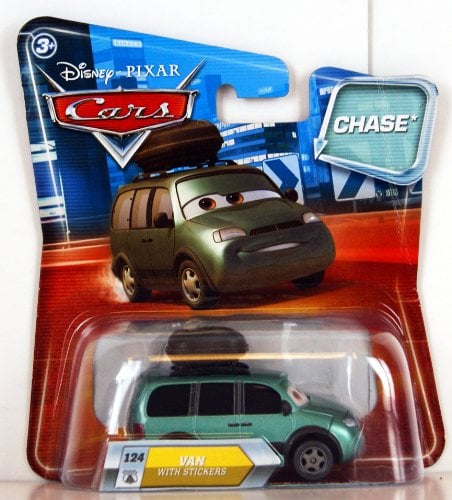 Disney Pixar - CARS - Look! MY EYES CHANGE! - VAN With Stickers *CHASE* #124
