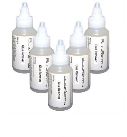5 x Hair Extensions Keratin/Silicon Bond Glue Remover 50ml