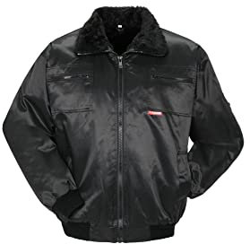 Planam Outdoor Winter Herren Gletscher Pilotenjacke schwarz Modell 0334 Größe 4XL