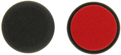 ALCLEAR 558030F_2 558030F Finishpad gegen Hologramme, Auto Polierschwämme, Durchmesser: 80x25 mm, anthrazit,2er Set, Polierpad polieren Pad Schwamm Autopflege Polierschwamm f. Poliermaschine