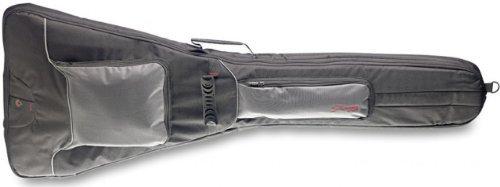 Stagg stb-gen10fv Standard Gigbag für Flying-V-Stil E-Gitarre mit 10-millimetre Schaumstoff Polsterung – Schwarz