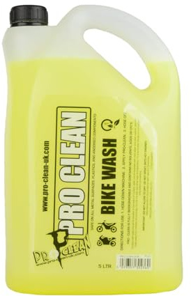 Pro Clean Motorcycle Cleaner 5 Litre – Biodegradable All-Purpose Bike Wash for MX & Sports Bikes – Safe on Metal & Carbon Fibre – Intelligent Cleaning Formula