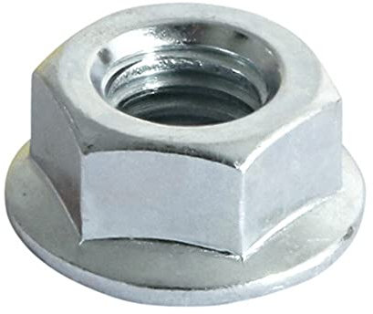 TIMCO DIN 6923 BZP Hex Flange - Nut M20 - Zinc - Box of 50
