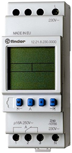 Finder Serie 12 - Interruttore orario settimanale commutato 16a 24vac