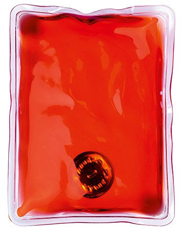 2 x Reusable Gel Hand Warmers - Instant Heating Heat Packs (Red Rectangle)