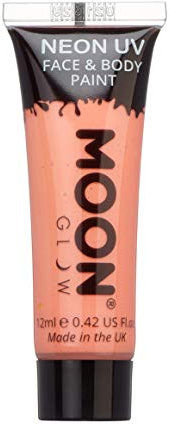 Moon Glow Bâton de peinture UV néon, pastel corporel pour le visage et le corps, Corail Pastel