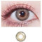 BEAUTÉ DES ANGES Prédateur des Sables lentilles de contact sans correction (marron) Lentilles annuelles Lentilles souples couleur nuancée regard naturel