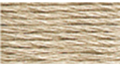 DMC 117-842 6 Strand Embroidery Cotton Floss, Very Light Beige Brown, 8.7-Yard, Pack of 12