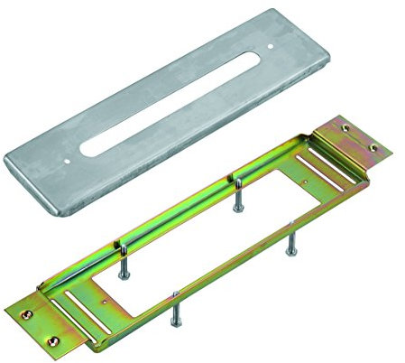 Kludi Montageplatte 7614846-00 Rohbauset für 4-Loch-Armatur