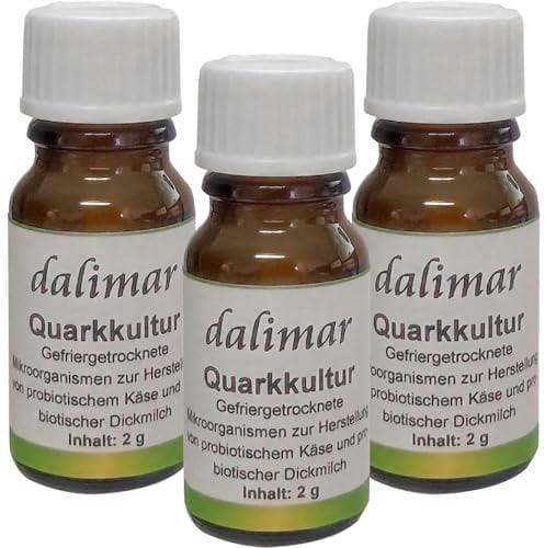 Hobbythek Quarkkulturen, Quark selbst hergestellt, 3 x 2g