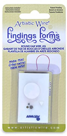 Artistic Wire Findings Forms Round Ear Wire Jig - Single