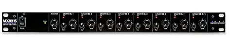 ART MX821S Eight Channel Mic/Line Rack Mixer with Stereo Outputs