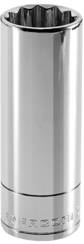 FACOM 3/8 Inch Socket Spanner 12 Point SW 7/8, Long, 1 Piece, J.7/8LA