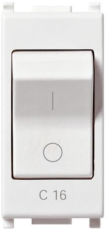 Vimar serie piatta - Interruttore magnetotermico 1 polo c16 230 v bianco