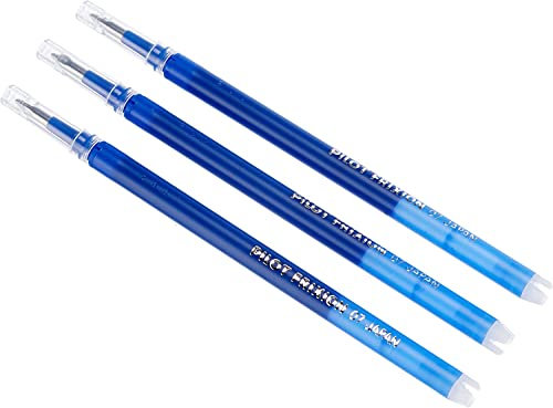 Pilot Frixion, Tintenroller-Patronen, radierbar, blau, 3-9 Patronen
