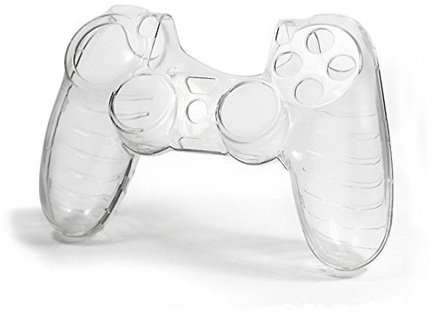Blovess Coque de protection en plastique transparent pour manette PlayStation 4