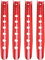 MSR Blizzard Stake-Set, 4 Stück, Rot