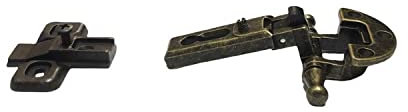 Cerniera per porte in battuta scodellino Ø 27 (bronzata)