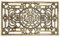 andiamo Doormat, Rubber, Gold, 45 x 75 cm (Rechteckig)