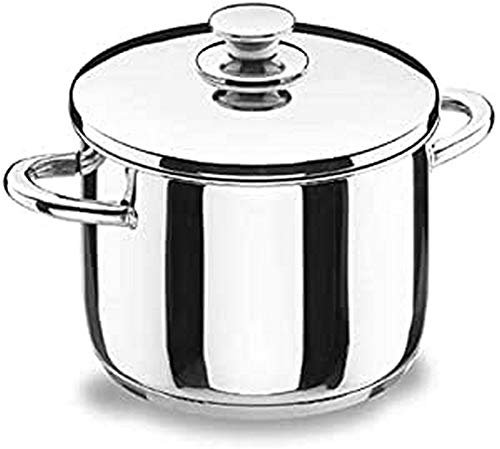 LACOR, 40116, Olla con Tapa Vitrocor, INOX, 18 cm