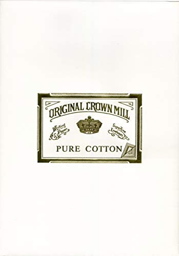 Original Crown Mill A4 reine Baumwolle Pad