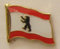Pin Anstecker Flagge Fahne Berlin Bär Berliner Stadtflagge Flaggenpin Badge Button Flaggen Clip Anstecknadel
