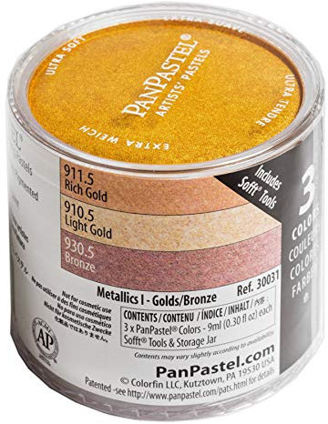 PanPastel Set of 3 Pastel Paints Set de 3 couleurs Métalliques I