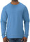 Jerzees Men's Adult Long Sleeve Tee, Columbia Blue, Medium