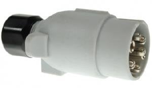 leisure MART 12V S Type 7 Pin Plastic Auxiliary Plug for Caravans Fridge and Battery Pt no. LMX528