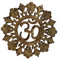 Budawi® Wall Hangings Wandbild OM Wanddeko Wandschmuck Mandala Indisch Deko
