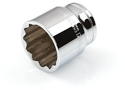 Tekton 14224 1/5,1 cm Drive par 1–1/10,2 cm peu profonde Socket, CR-V, 12 pans