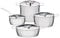Alessi - Batería de Cocina (7 Piezas), Color Plateado