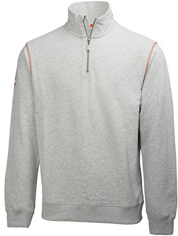 Helly Hansen Workwear Sweatshirt mit Reißverschluss Oxford HZ Sweater 950, Größe 3XL, grau, 79027