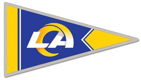 NFL Universal Schmuck Caps PIN Los Angeles Rams Wimpel