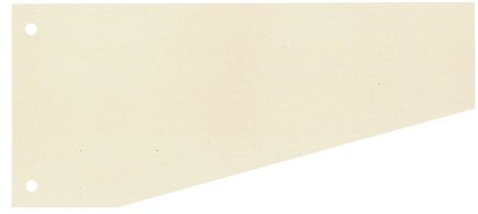 WEKRE 50511T Trennblätter, Farbregister, Aktenfahnen, Universalregister Trennstreifen 100 Stück chamois