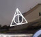 Aufkleber Deathly Hallows Harry Potter Car Window Decal Sticker White