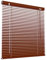 Victoria M. Aluminium Jalousie 140 x 220 cm, holzdunkel, Jalousie ohne Bohren, inkl. Klemmclips