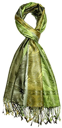 Lorenzo Cana Herrenschal Schaltuch jacquard gewebt 100% Seide 70 x 190 cm Paisley Muster Seidenschal Seidentuch Seidenpashmina harmonische Farben 7820711