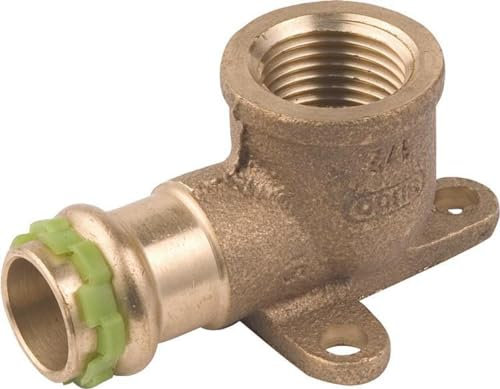 Seppelfricke Pressfitting Kupfer Wandscheibe VC471G 18 x Rp1/2 RG mit EPDM O-Ring Fitting mit V-Kontur SudoPress