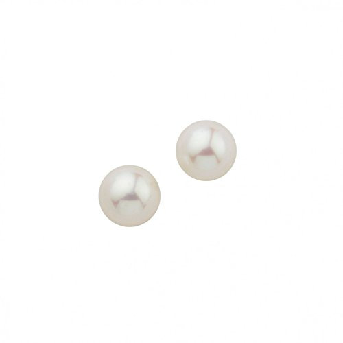 CEM Ohrstecker Gelbgold 585/- Zuchtperle Ø ca. 7 mm 6-201222-001