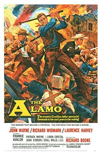 Poster The Alamo John Wayne, 68 x 98 cm