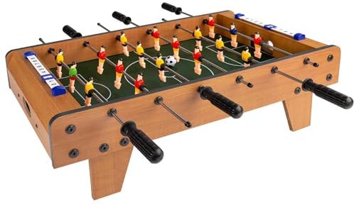 ColorBaby- CBGames Calcio Balilla Legno Tavolo, Colore 60 x 30 x 20 cm, 60x30x20 cm, 43310