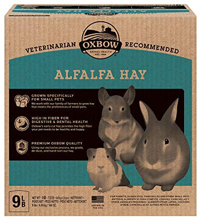 Oxbow - Fieno di erba medica per la salute degli animali, 4,1 kg