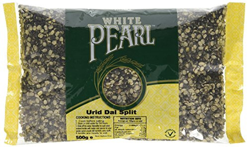 White Pearl Urid Dal Split - Pack of 10 x 500g