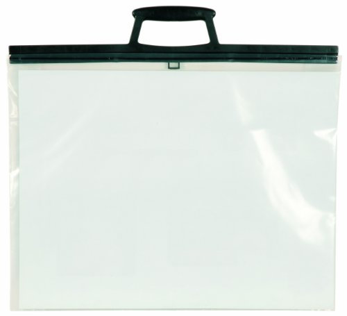 West A1 Clear Clip-Close Poly Folio