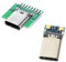 chenyang DIY 24PIN USB 3.1 Tipo C Conector de Enchufe y Enchufe Masculino Tipo SMT con Placa de PC 2pcs/1Set